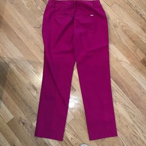 White House Black Market Pants - NWOT WHBM Pink Slim Ankle Side Zip Pant 4R White House Black Market Pants - NWOT WHBM Pink Slim Ankle Side Zip Pant 4R